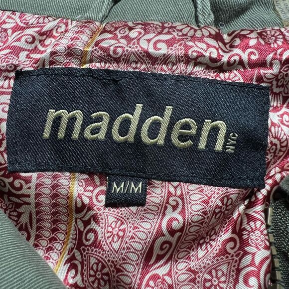 Madden Army Green Military Style Jacket Size medium - Picture 5 of 6